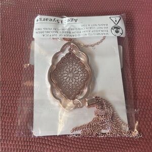 Rose Gold Pendant Necklace